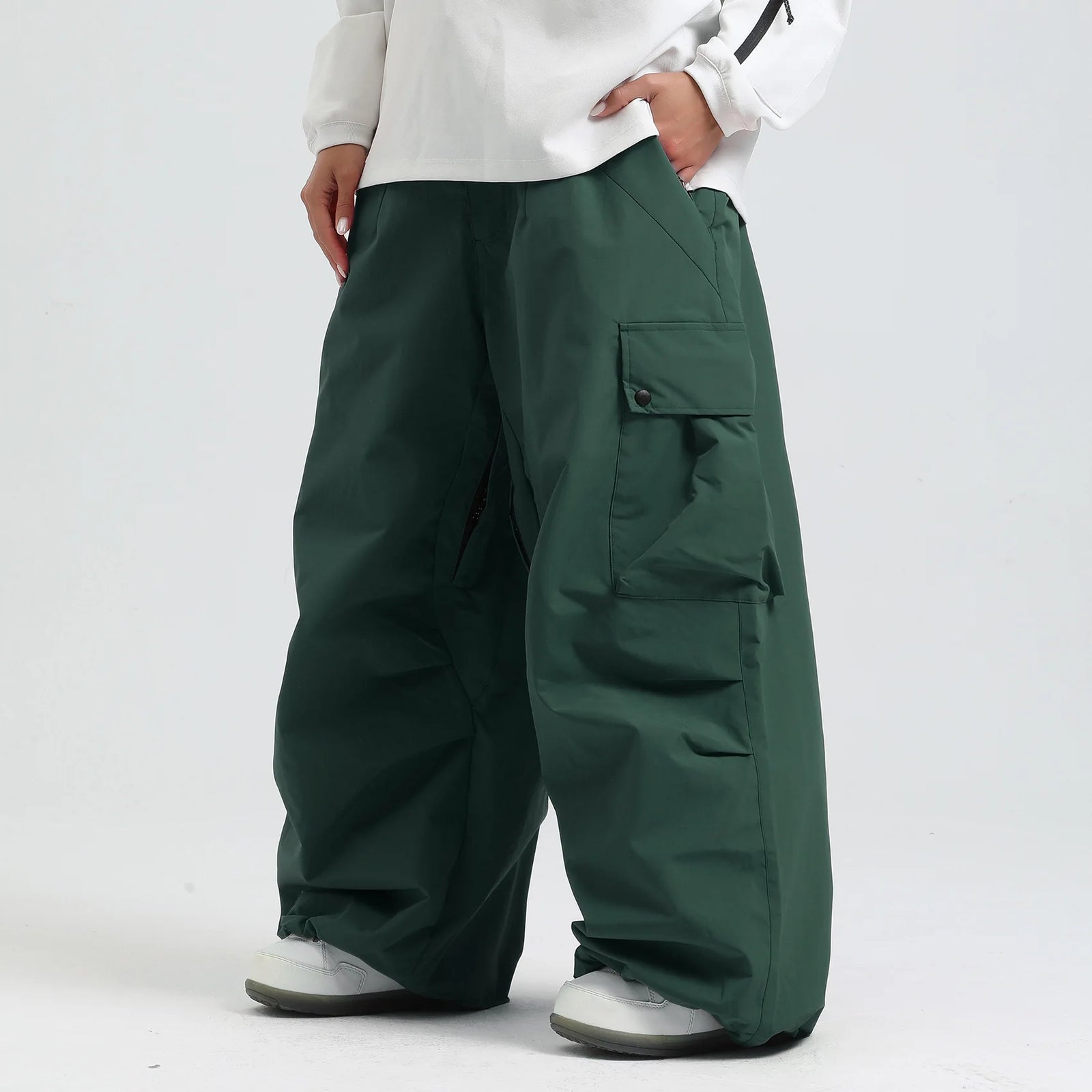 Full Length Loose Fit Ski and Snowboard Winter Pants