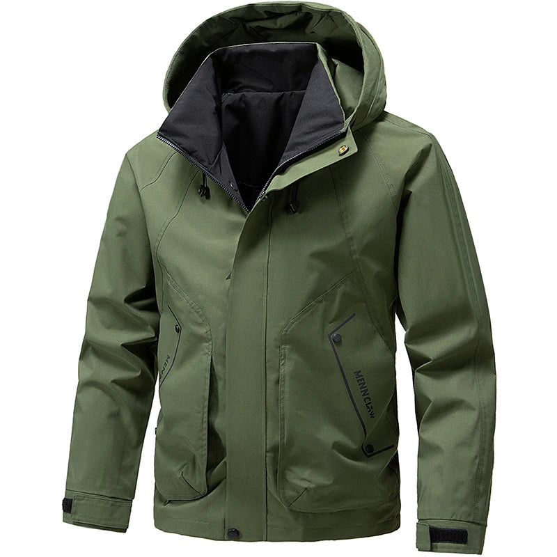 Unisex Waterproof Windproof Hiking Jacket for Camping and Fishing