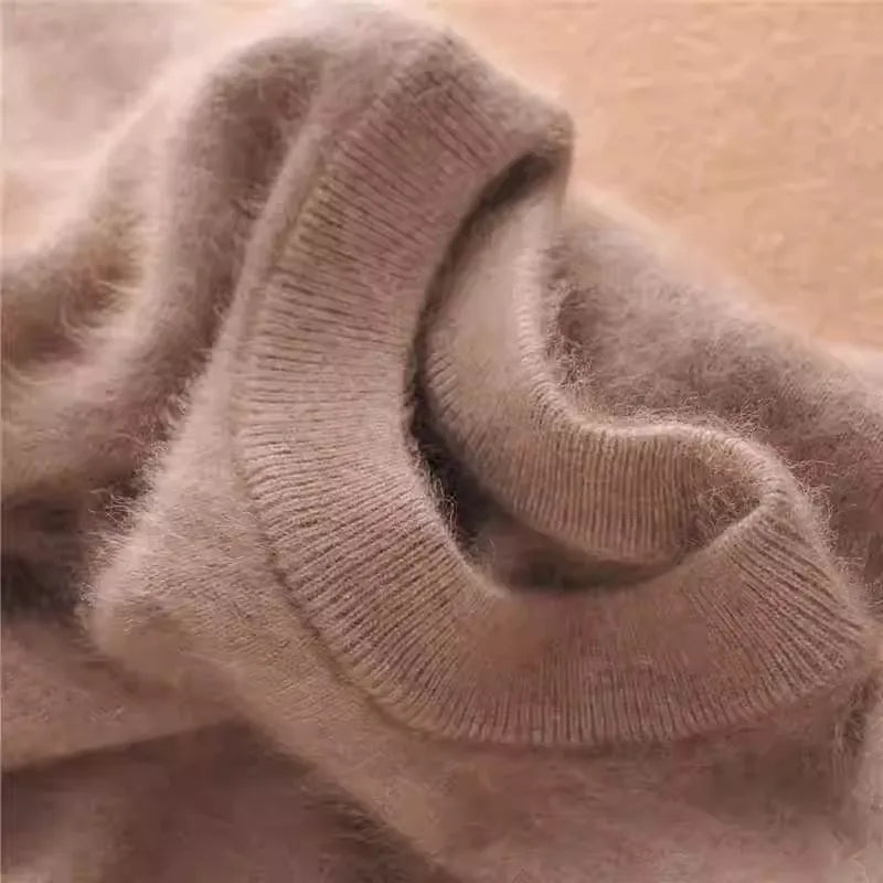 Men's Plain Long Sleeve Knit Sweater