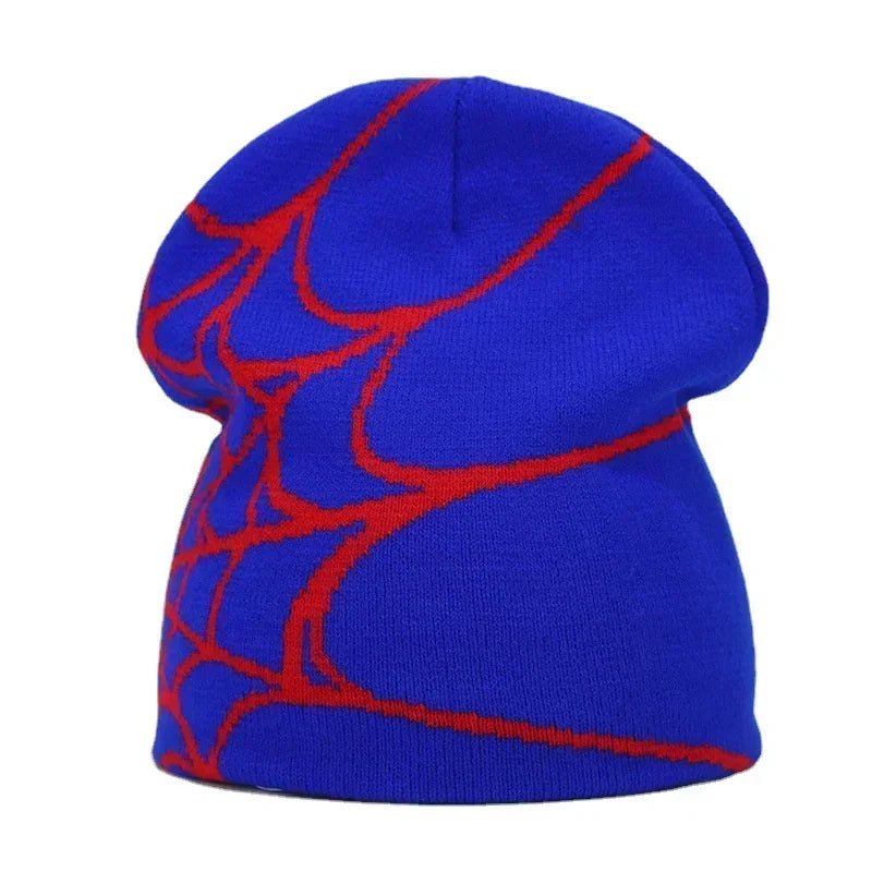 Graphic Knit Beanie with Letter and Pattern Style Options