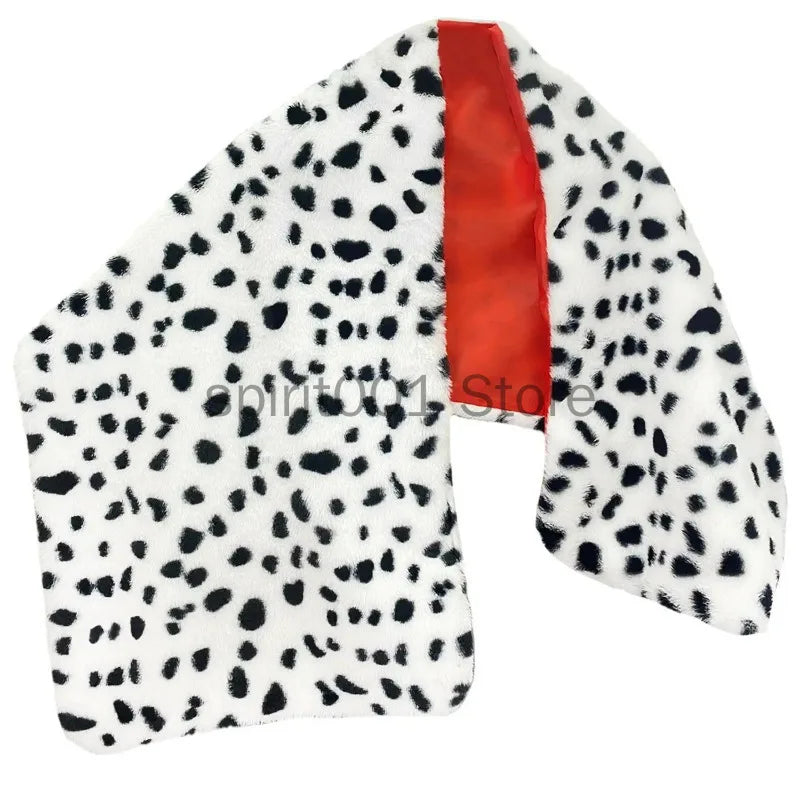 Spotted Printed Wrap Scarf for Layering over Outfits