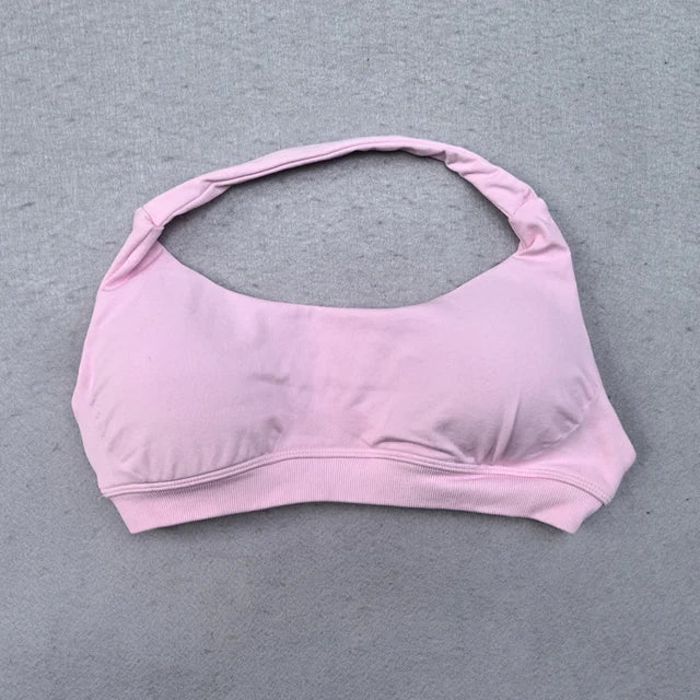 Women's Cross Back Bra And Shorts Yoga Set