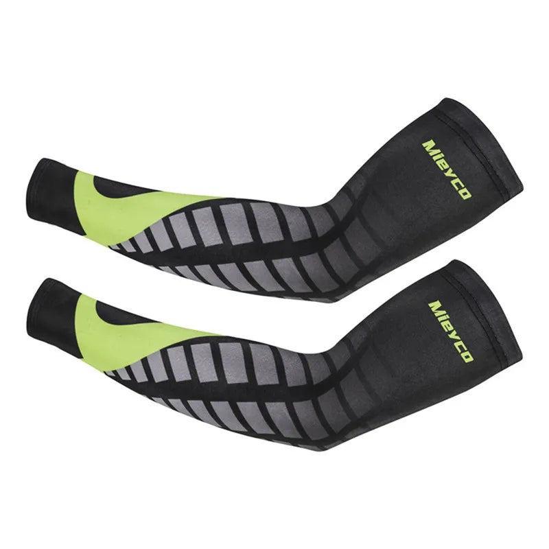Icy Silk Sun Protection Arm Sleeves Cooling Breathable Outdoor Cycling Fishing Sports Sleeves