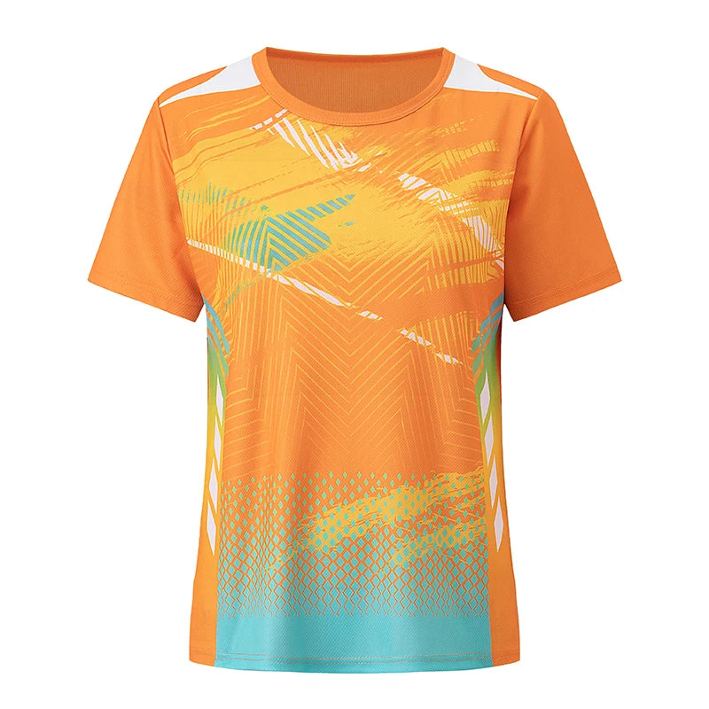 Printed Running Short Sleeve T-shirt For Sports Outfits