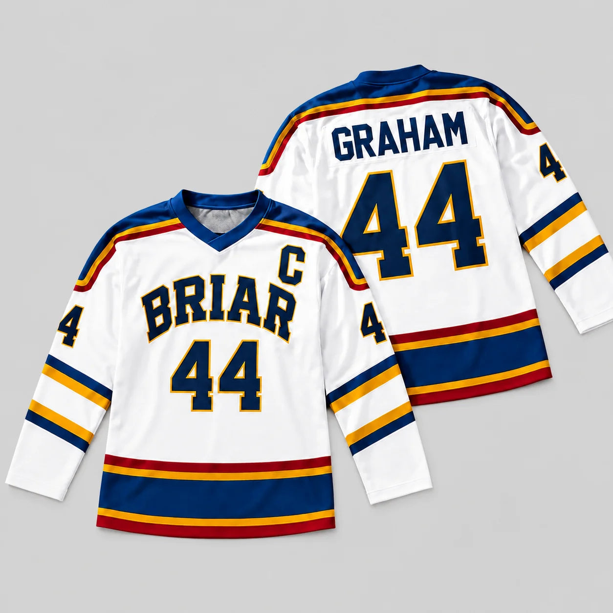 Briar University Number Graphic Long Sleeve Jersey For Sports Outfits