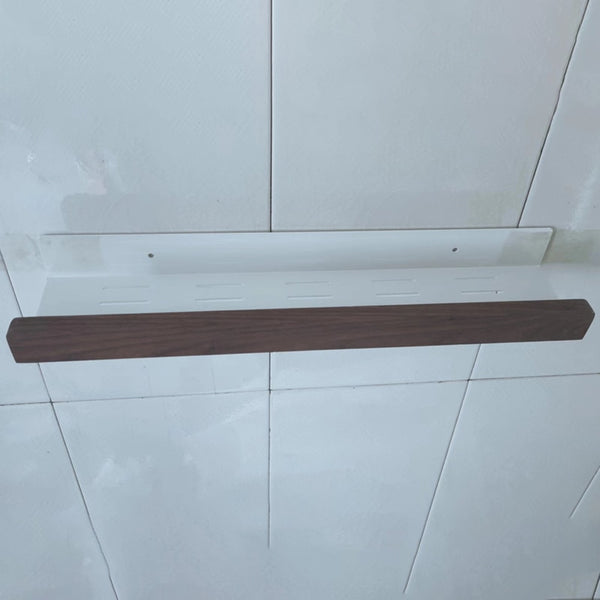 Bathroom Rack Wall-mounted Shower Room Toilet  Nordic style Shelf Cosmetic Storage kitchen Multi-purpose Shelf Solid Wood