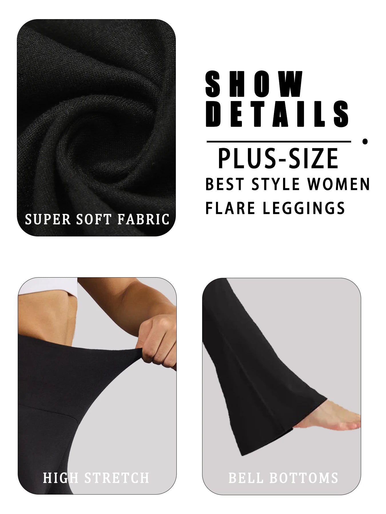 Women's High Waist Flared Leggings For Workout Outfits