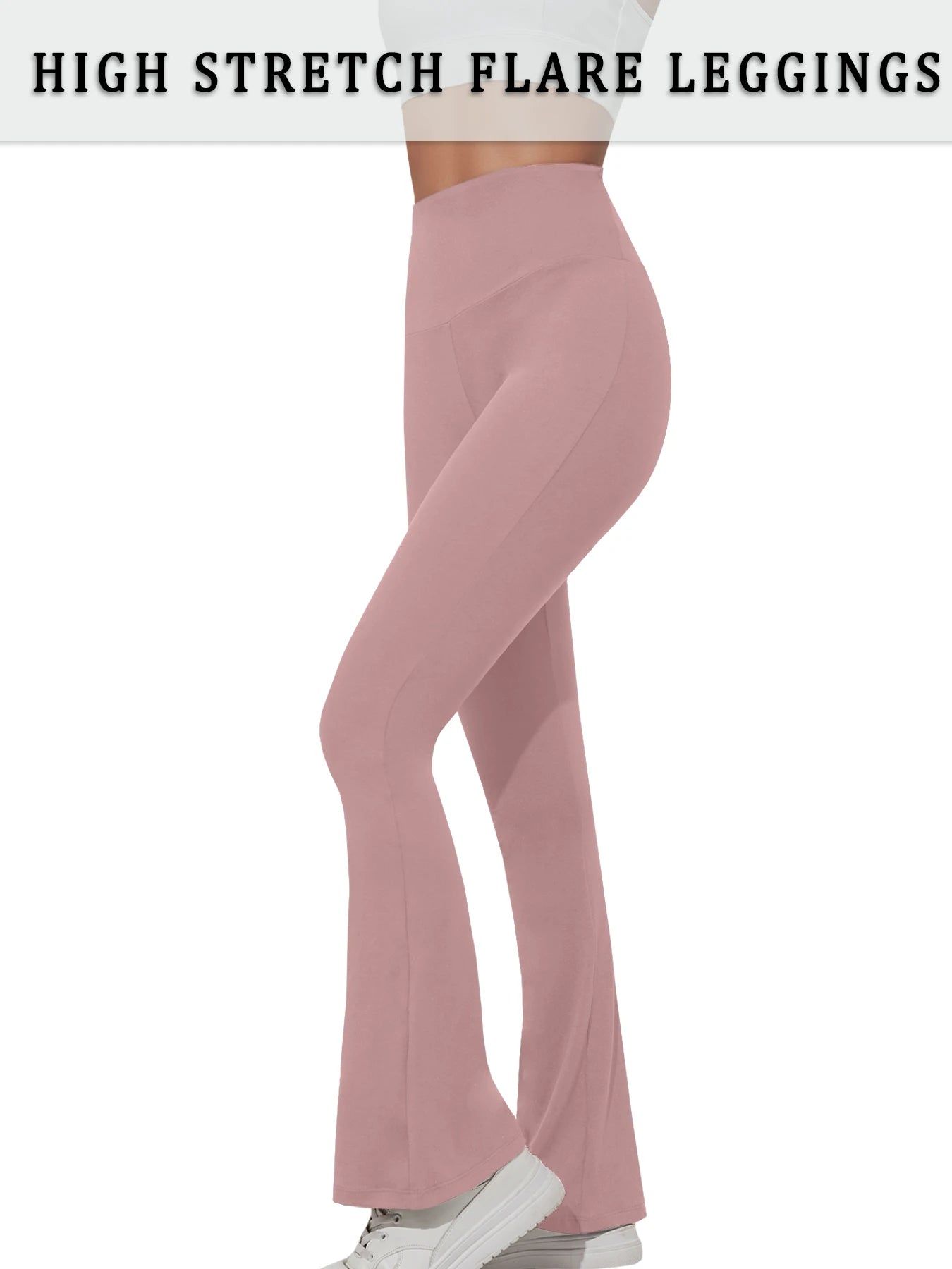 Women's High Waist Flared Leggings For Workout Outfits