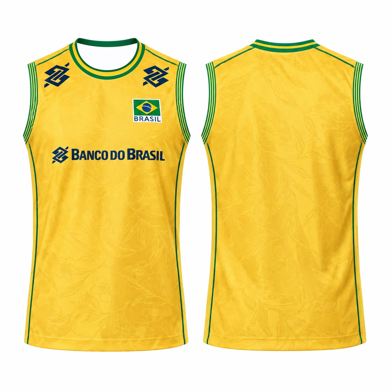 Brazil Volleyball Graphic Sleeveless Tank Top For Sports Outfits