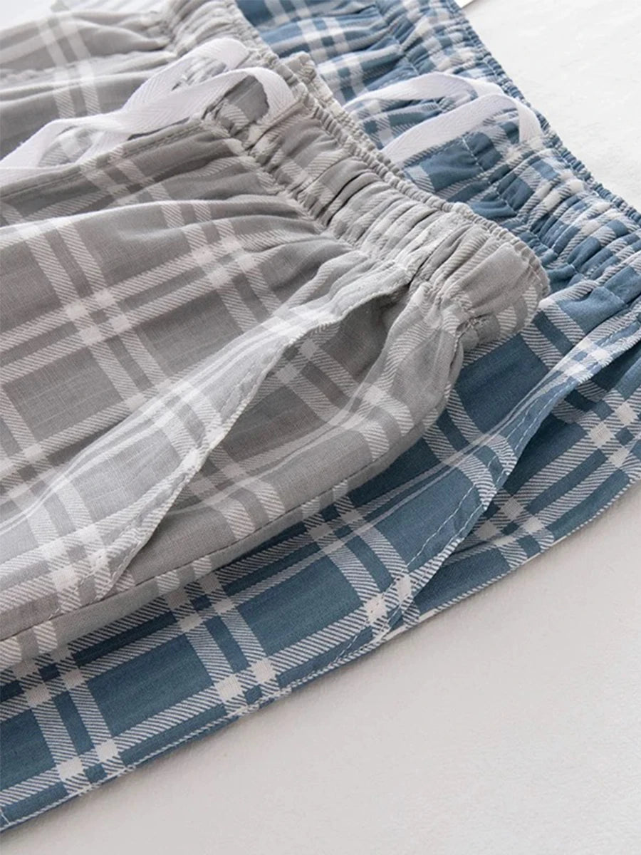 Men's Printed Elastic Waist Straight Leg Lounge Pajama Pants