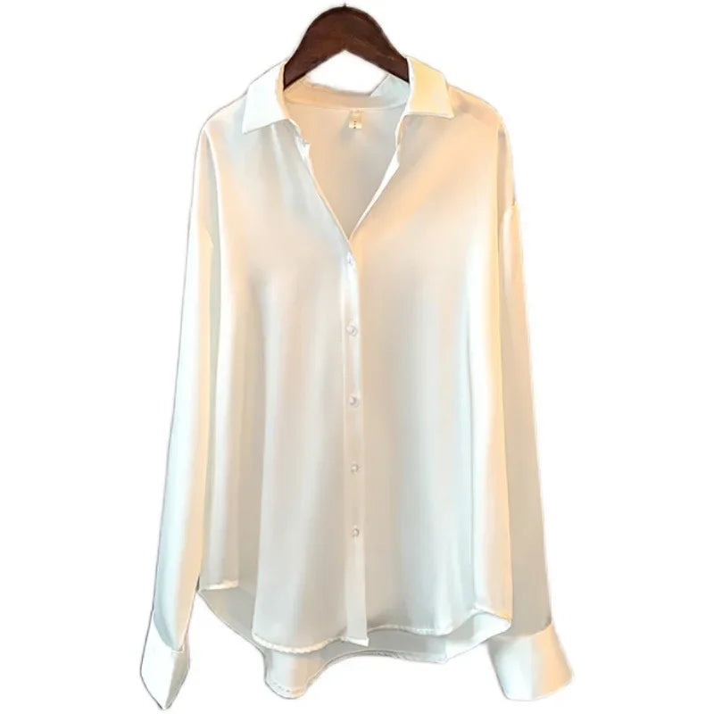 Women's Collared Long Sleeve Shirt
