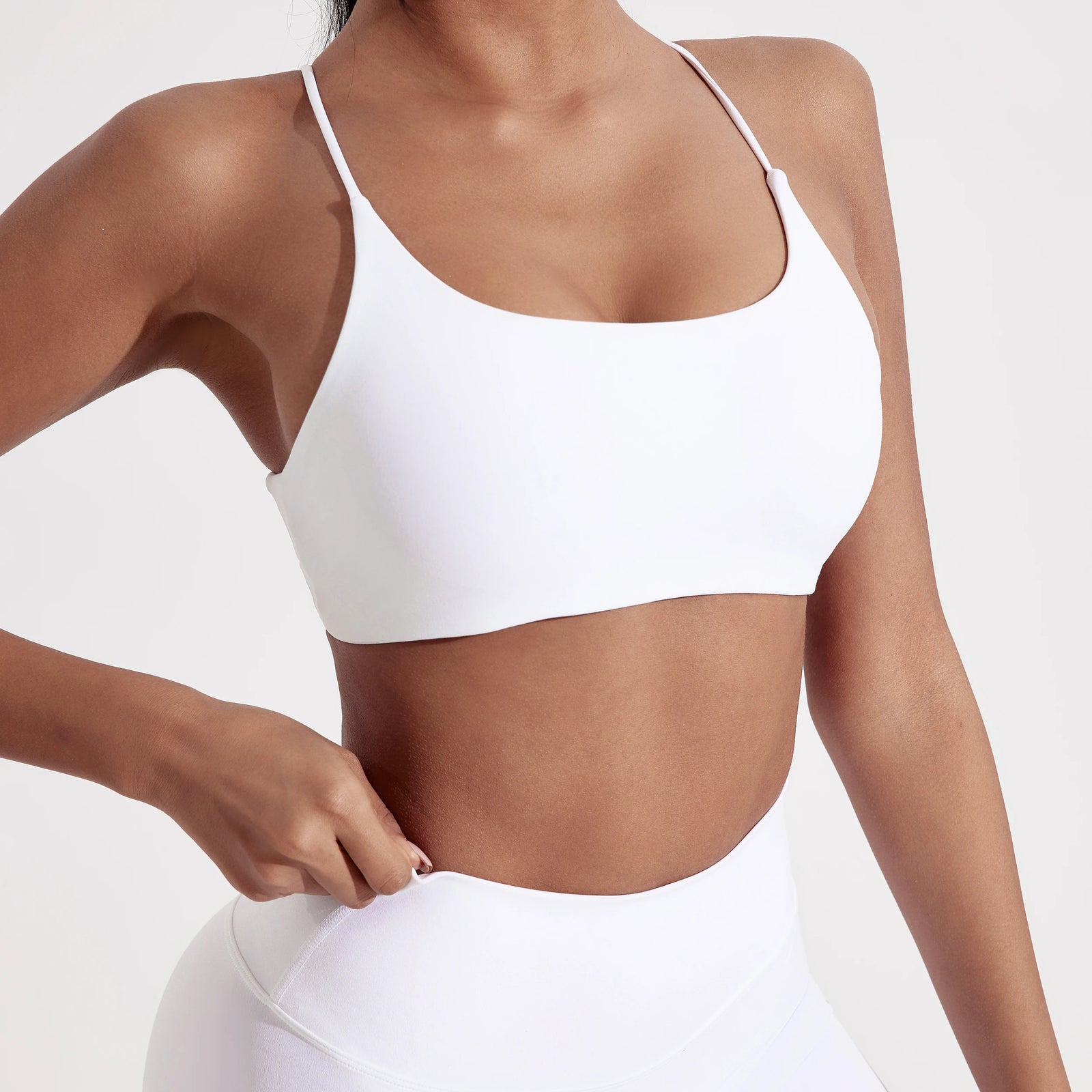 Women's Multi Strap Cross Back Sports Bra
