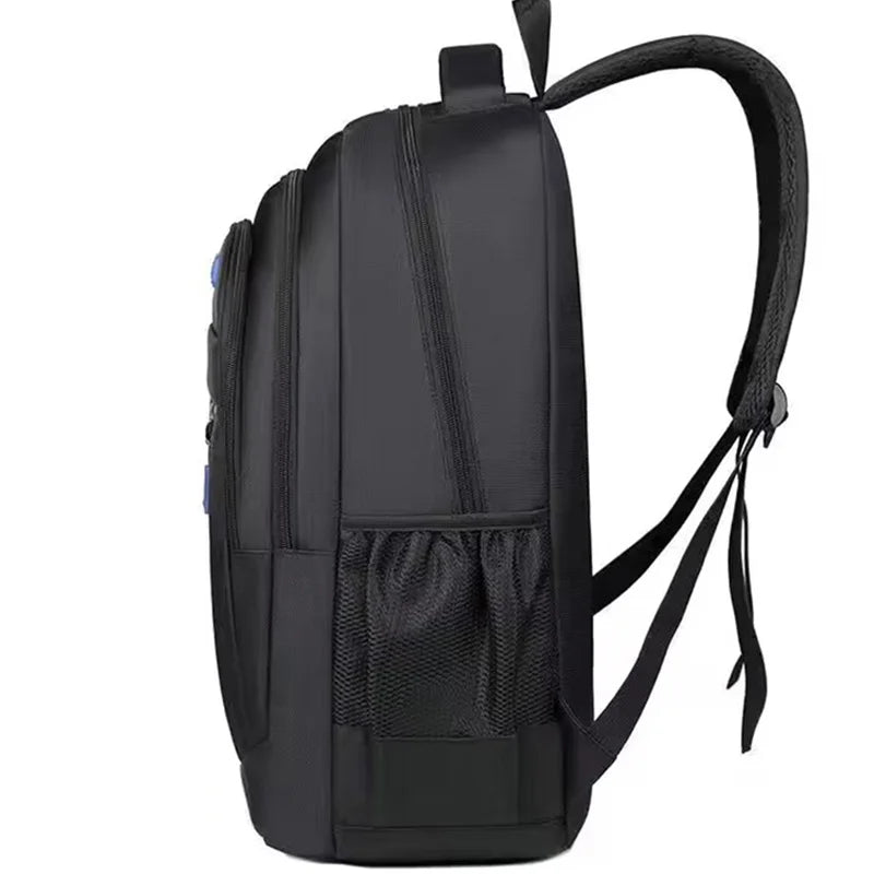 Multi-Pocket Student Backpack with Contrast Zippers for School and Daily Use