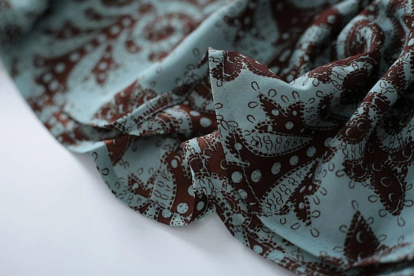 Summer Dress Woman Trendy Elegant Vintage Turn Down Collar Over Knee Single Breast Drop Large Swing Flower Female Dresses