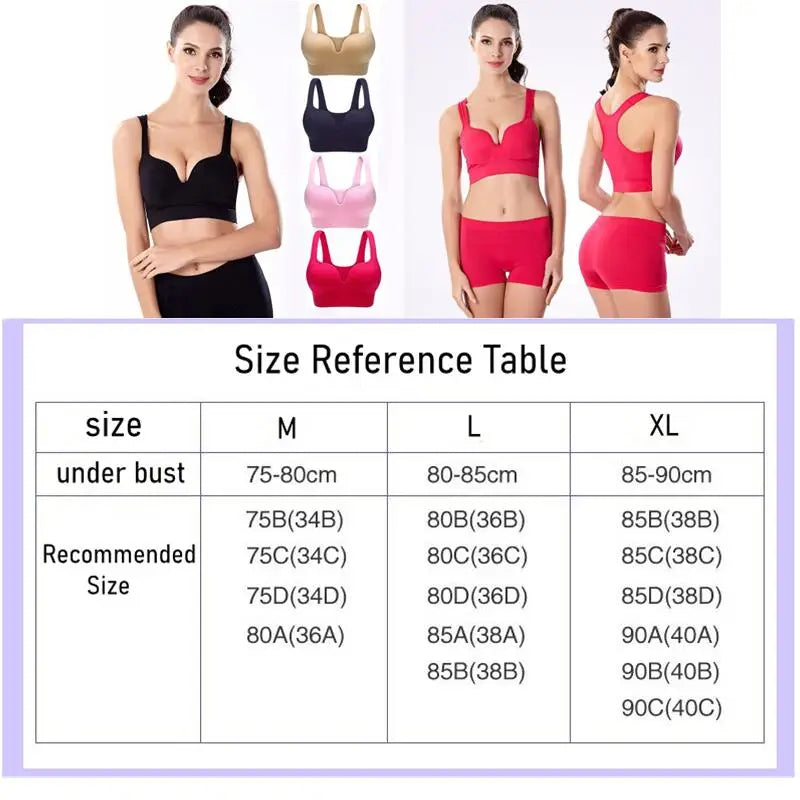 Women's Scoop Neck Wide Strap Sports Bra