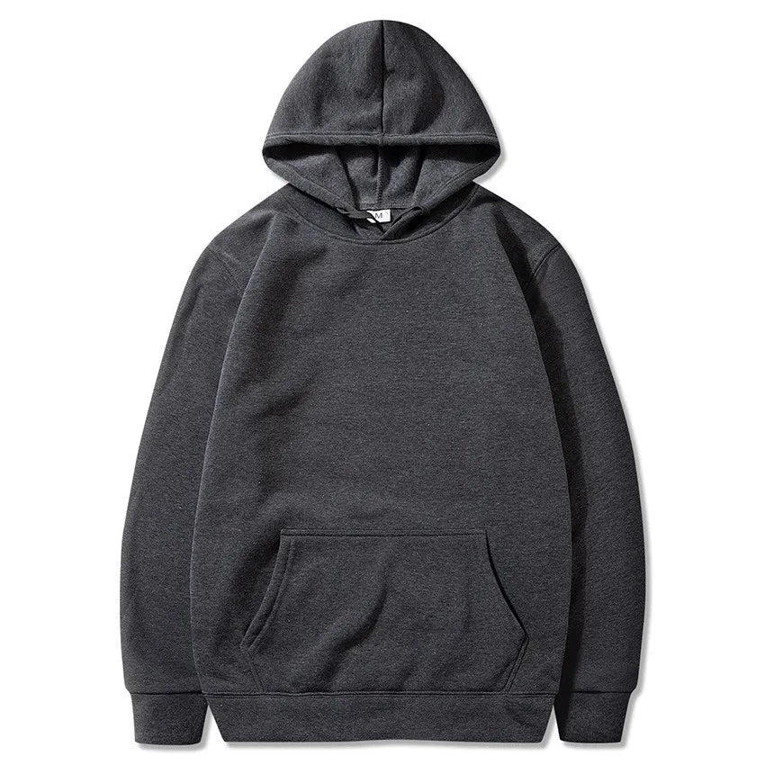 Long Sleeve Casual Hooded Sweatshirt with Relaxed Streetwear Styling