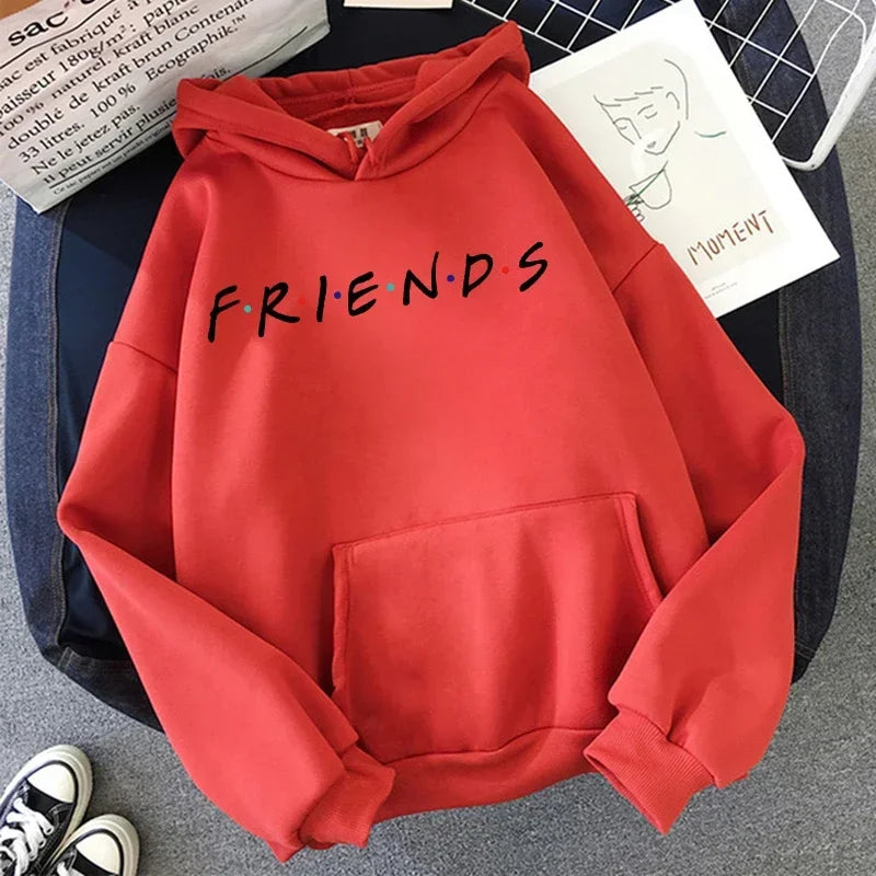 Letter Graphic Long Sleeve Pullover Casual Hoodie for Layering