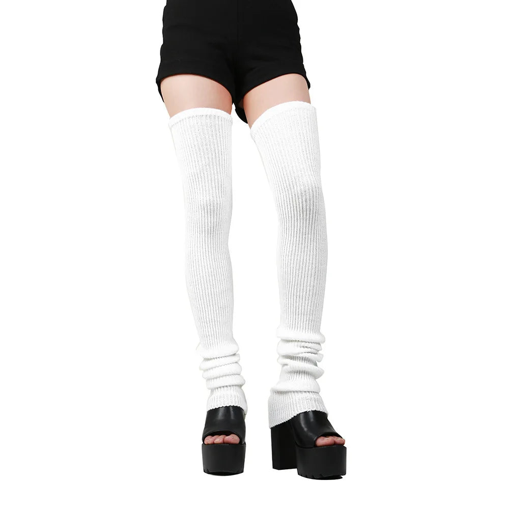 Solid Long Leg Warmers with Original Length Options