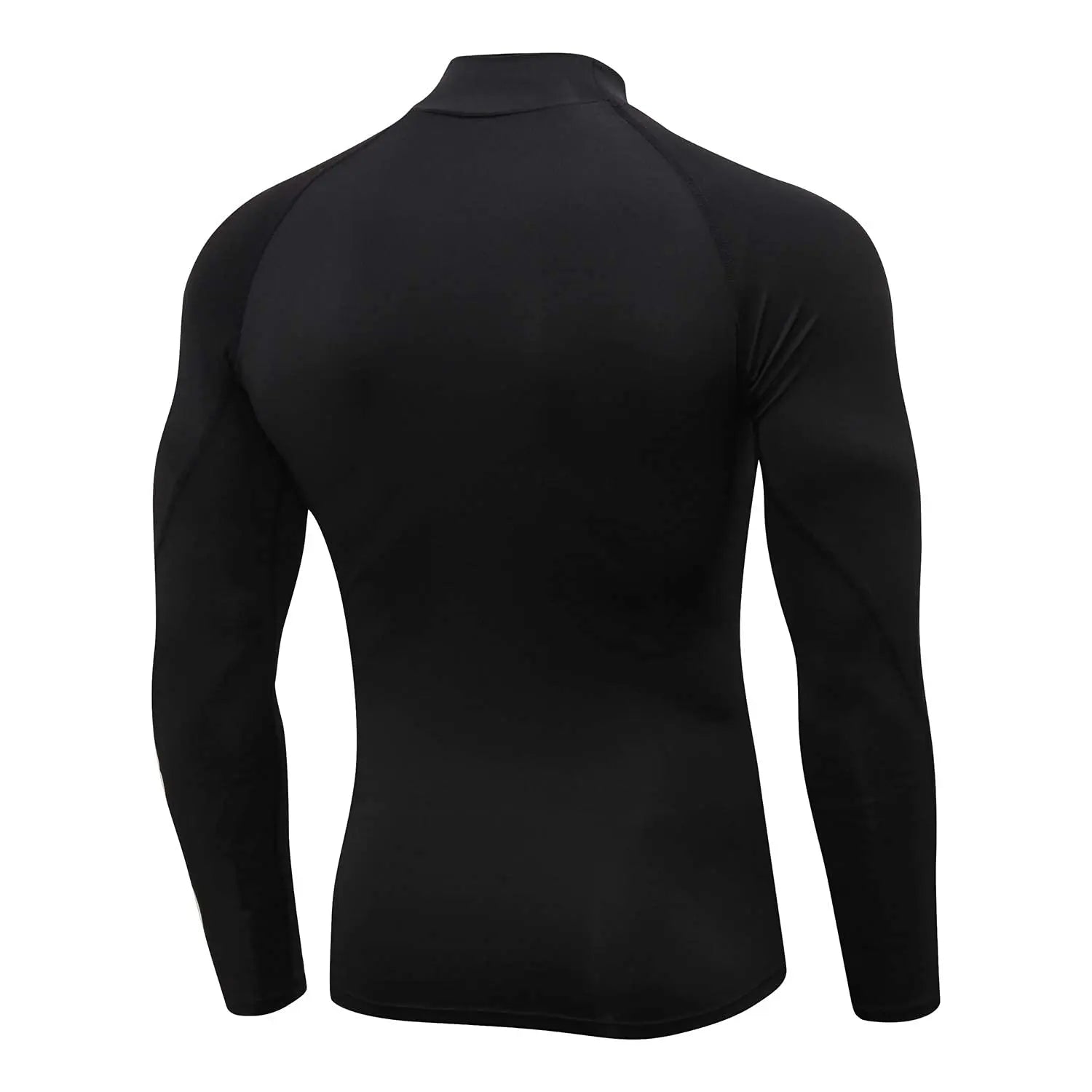 Fitted Crew Neck Long Sleeve Compression T Shirt