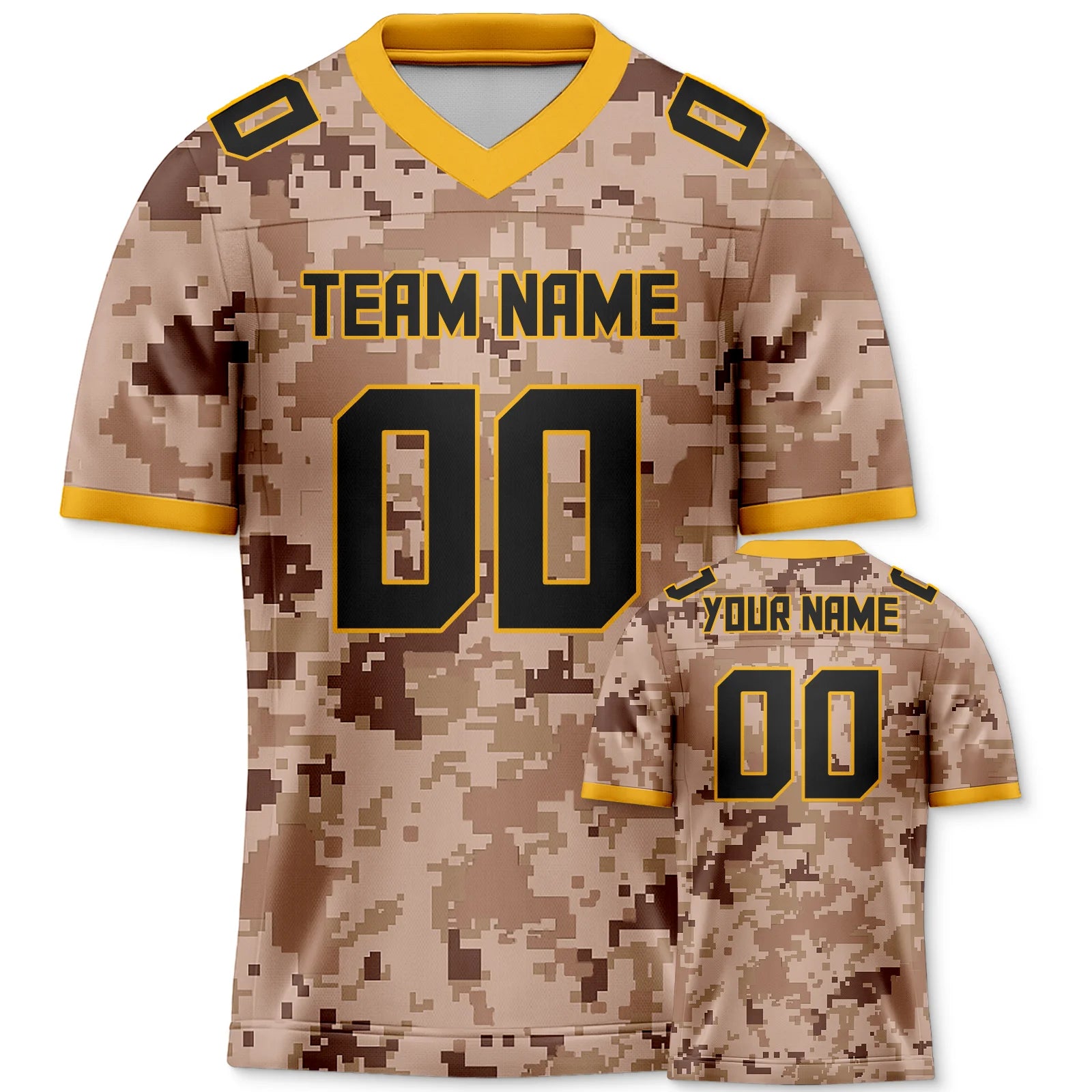 American Football Graphic Short Sleeve Sports Jersey with Number Print