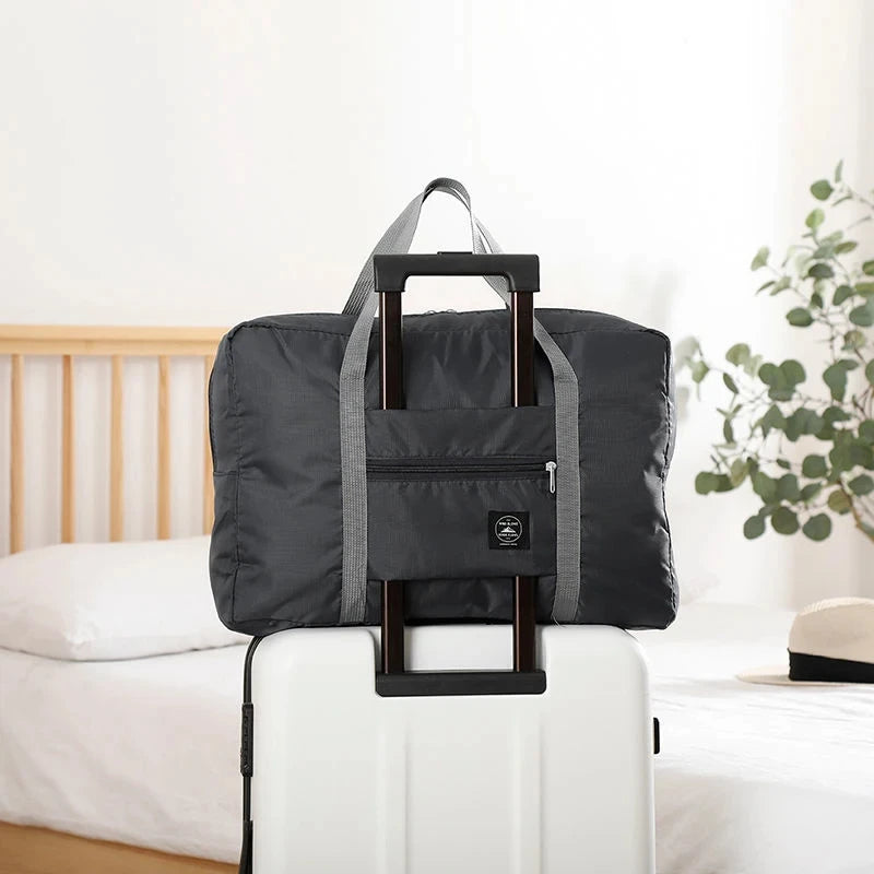 Foldable Travel Duffel Bag with Long Carry Handles