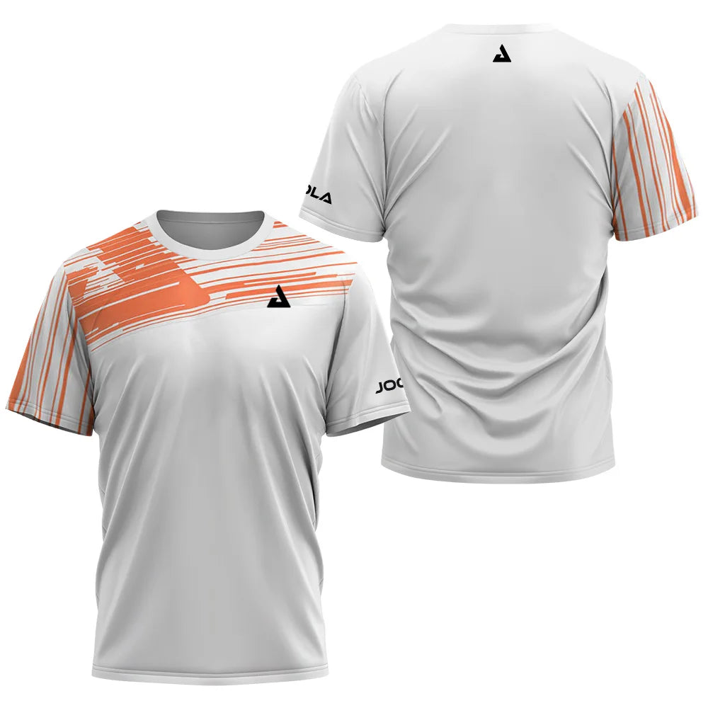 Printed Table Tennis Short Sleeve T-shirt For Sports Outfits