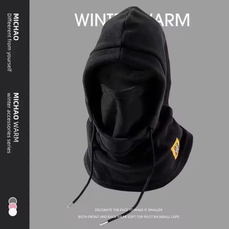Drawstring Balaclava Hood with Head and Neck Coverage