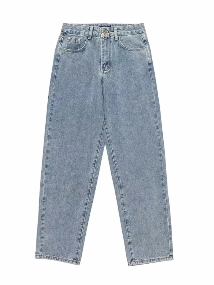 Men's Wide Leg Denim Jeans for Casual Everyday Wear