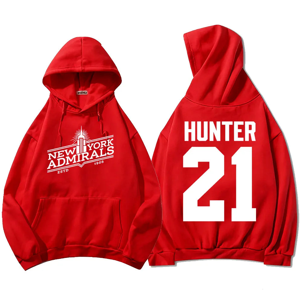 Sports Graphic Long Sleeve Pullover Casual Hoodie for Layering