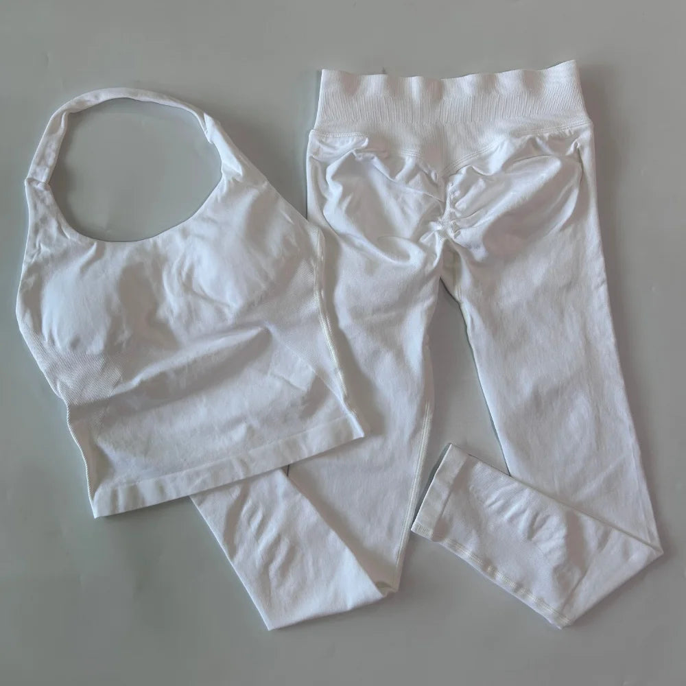 Women's Tank And Shorts Yoga Set For Workout Outfits