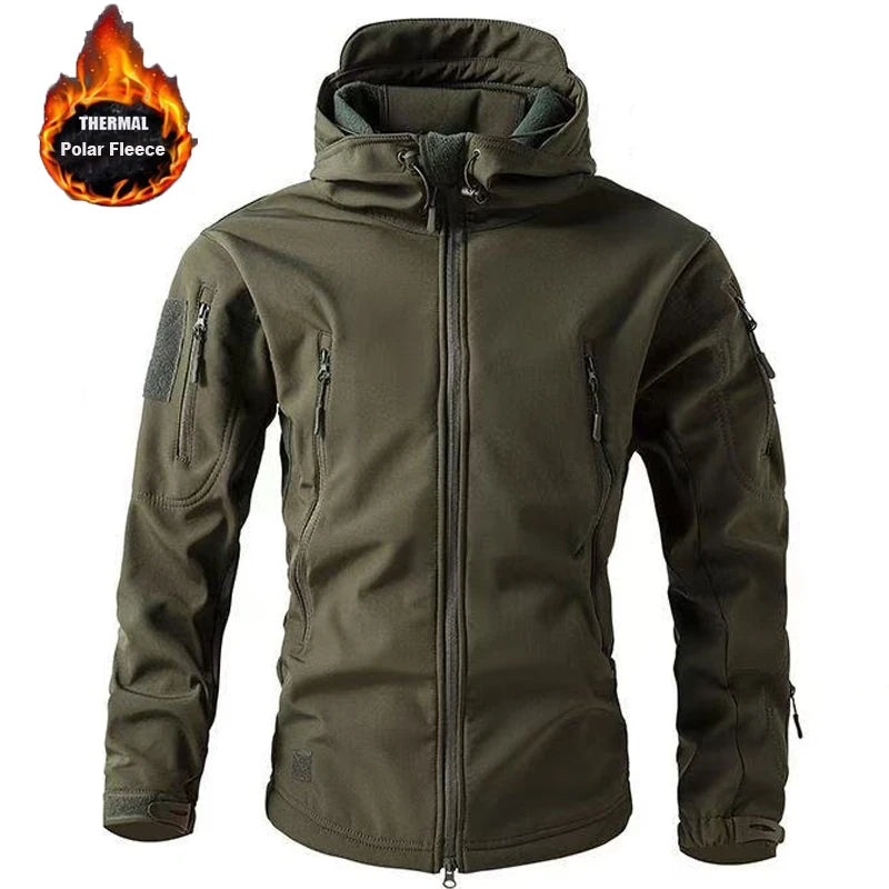 Men's Zip-Front Softshell Jacket