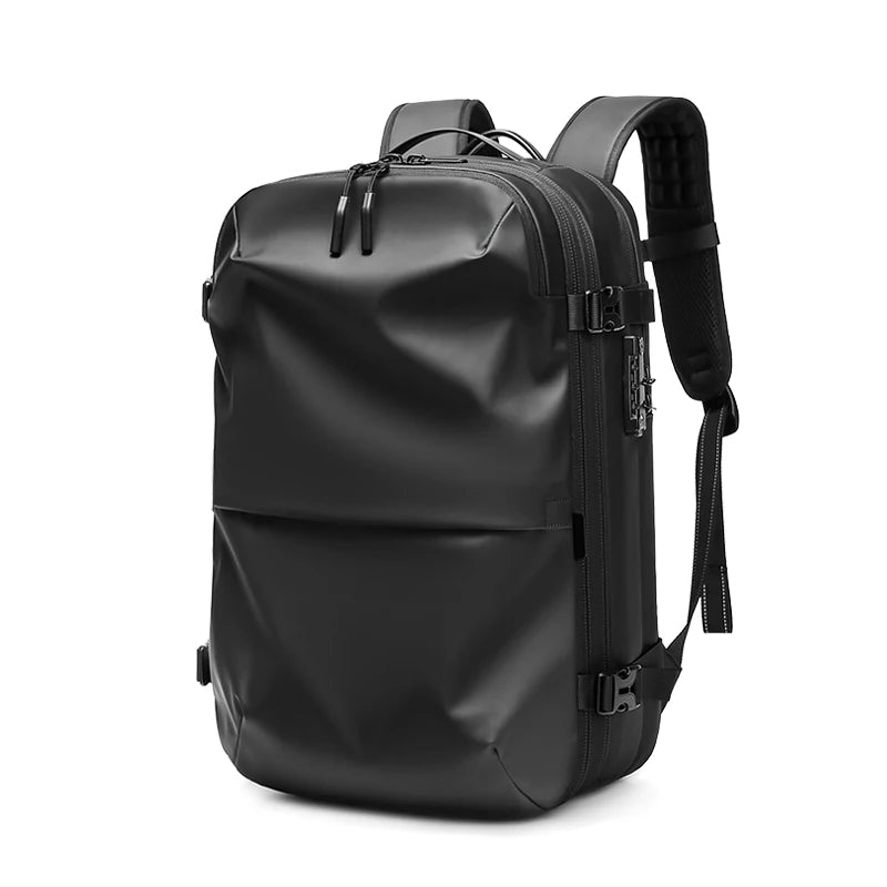 Vacuum Compression Travel Backpack with Separately Labelled Pump and Bag Options