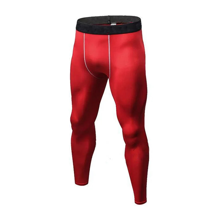 Men's Fitted Training Leggings for Gym and Running