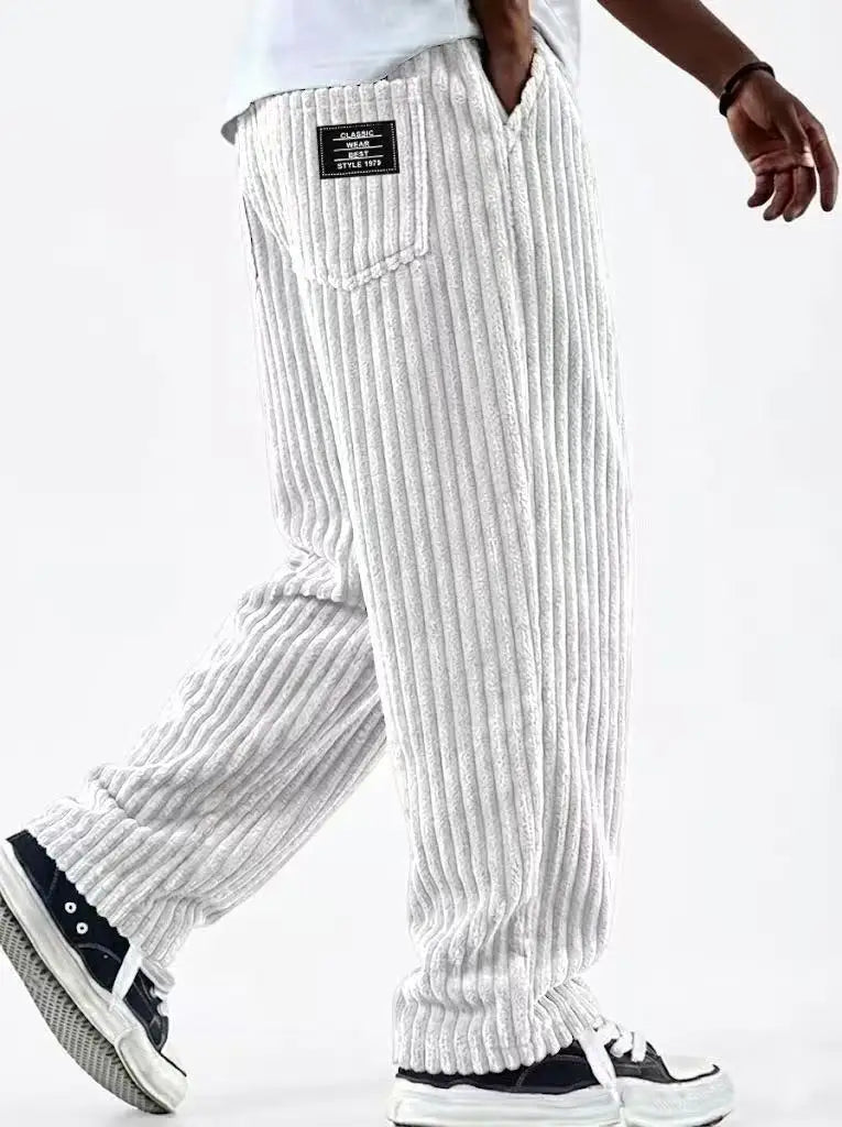 Men's Drawstring Waist Casual Pants For Everyday Wear