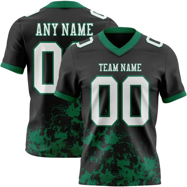 American Football Graphic Short Sleeve Crew Neck Sports T Shirt