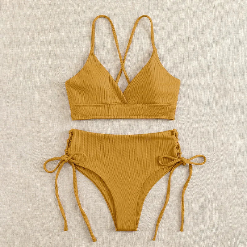 V-Neck Triangle Bikini