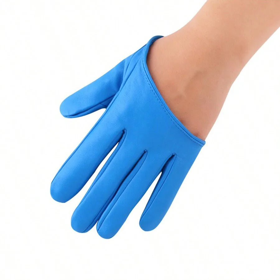 Colorful Half Palm Gloves with Open Finger Styling