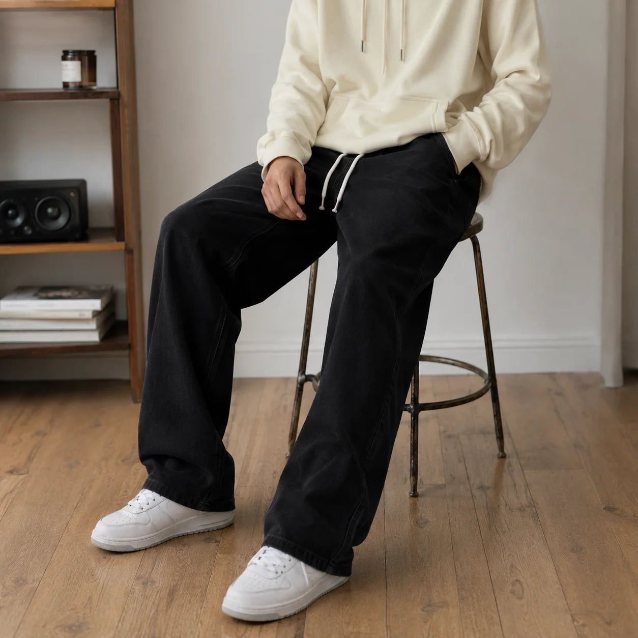 Men's Wide Leg Denim Jeans for Casual Everyday Wear