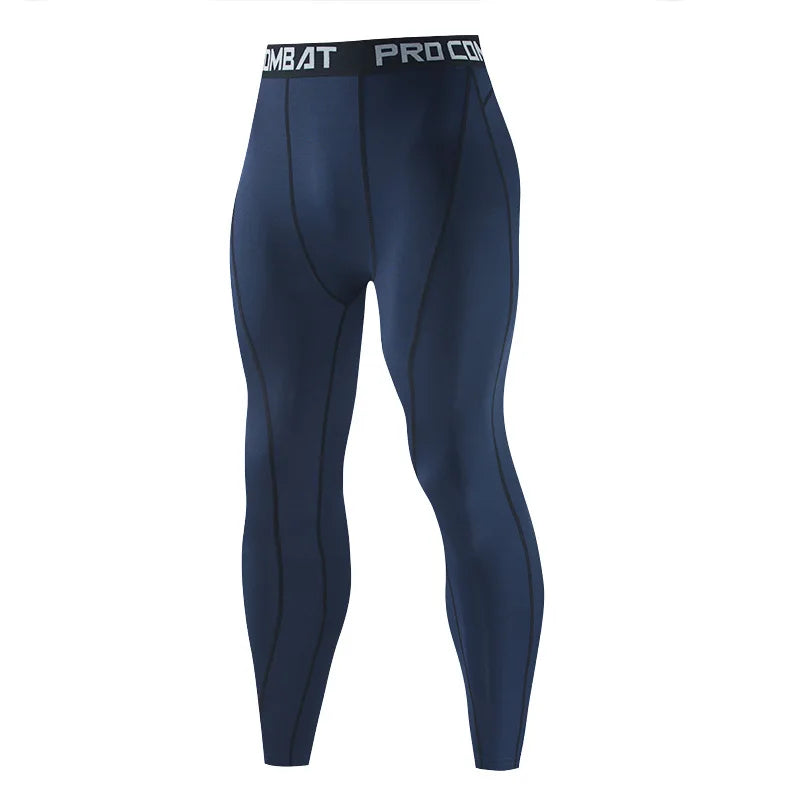 Men's Fitted Training Leggings for Gym and Running