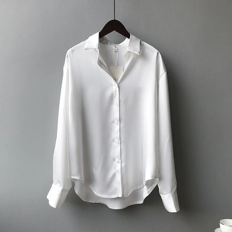 Women's Collared Long Sleeve Shirt