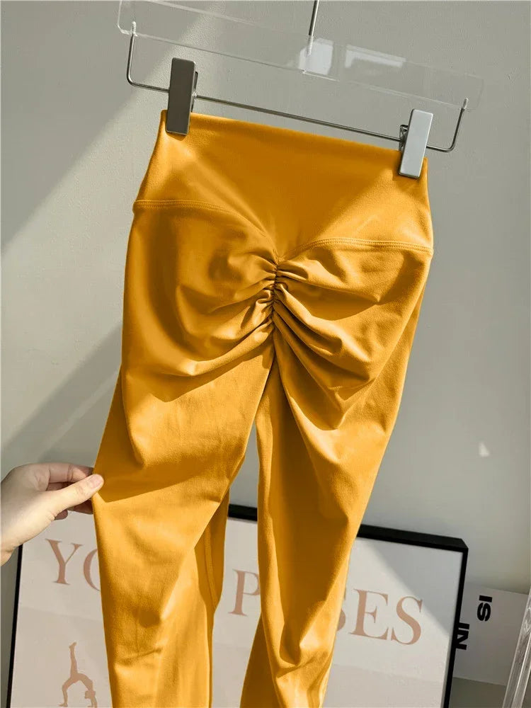 Women's Scrunch Full Length Leggings For Workout Outfits