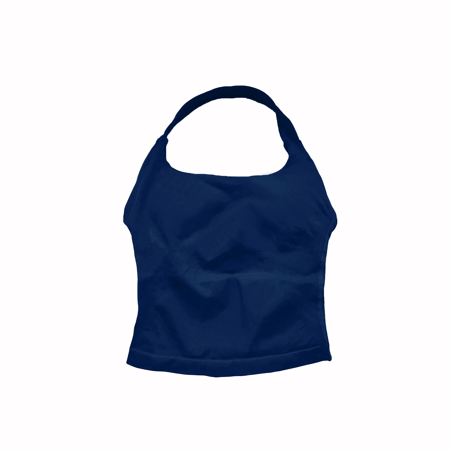 Women's Halter Neck Longline Fitted Tank Top For Workout Outfits