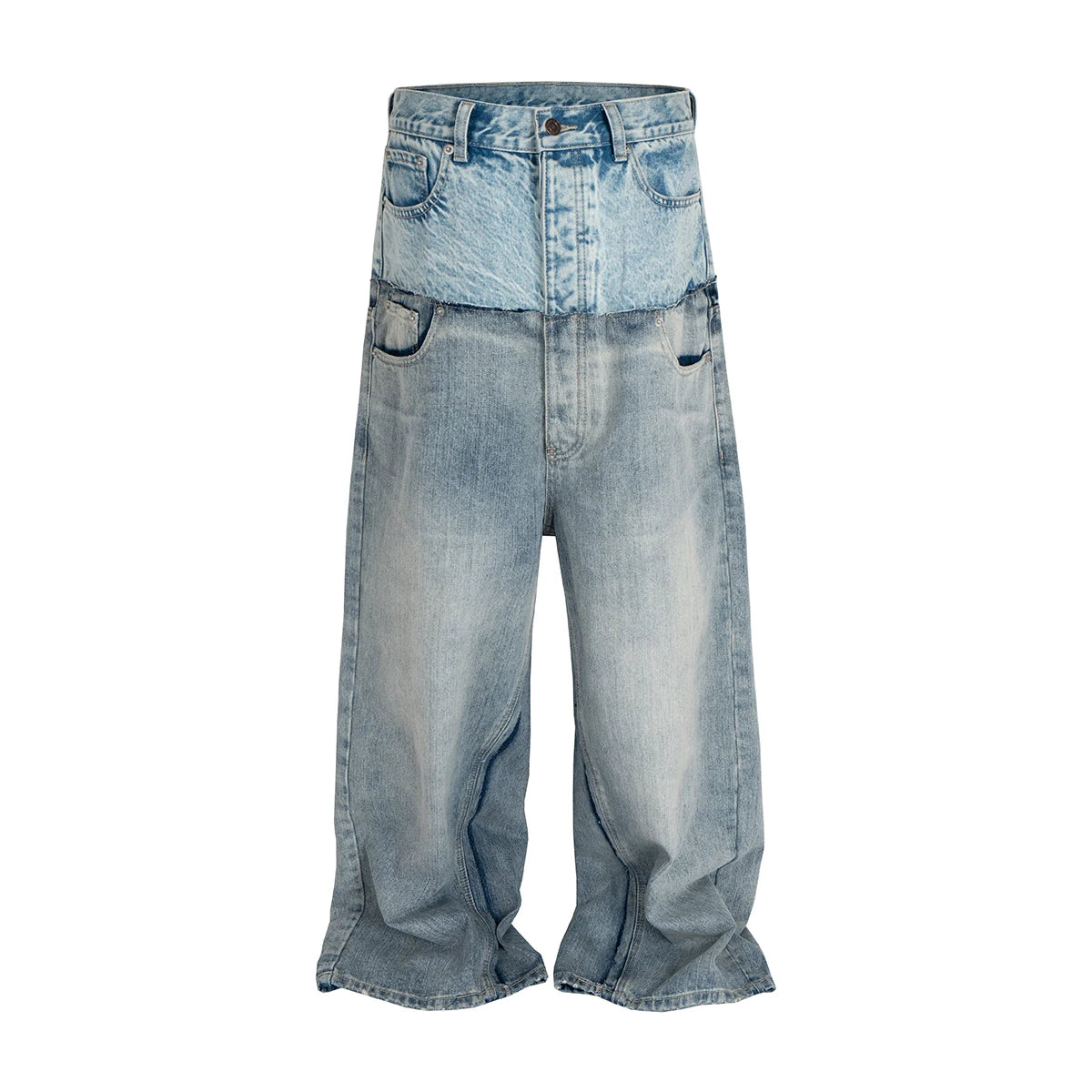 Men's Wide Leg Denim Jeans for Casual Everyday Wear