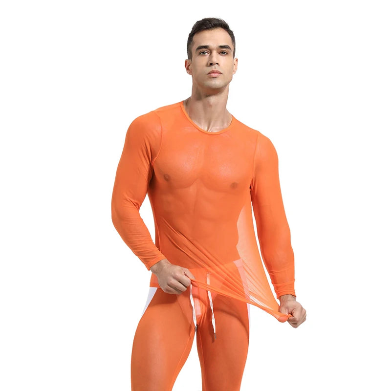 Men's Fitted Training Leggings for Gym and Running