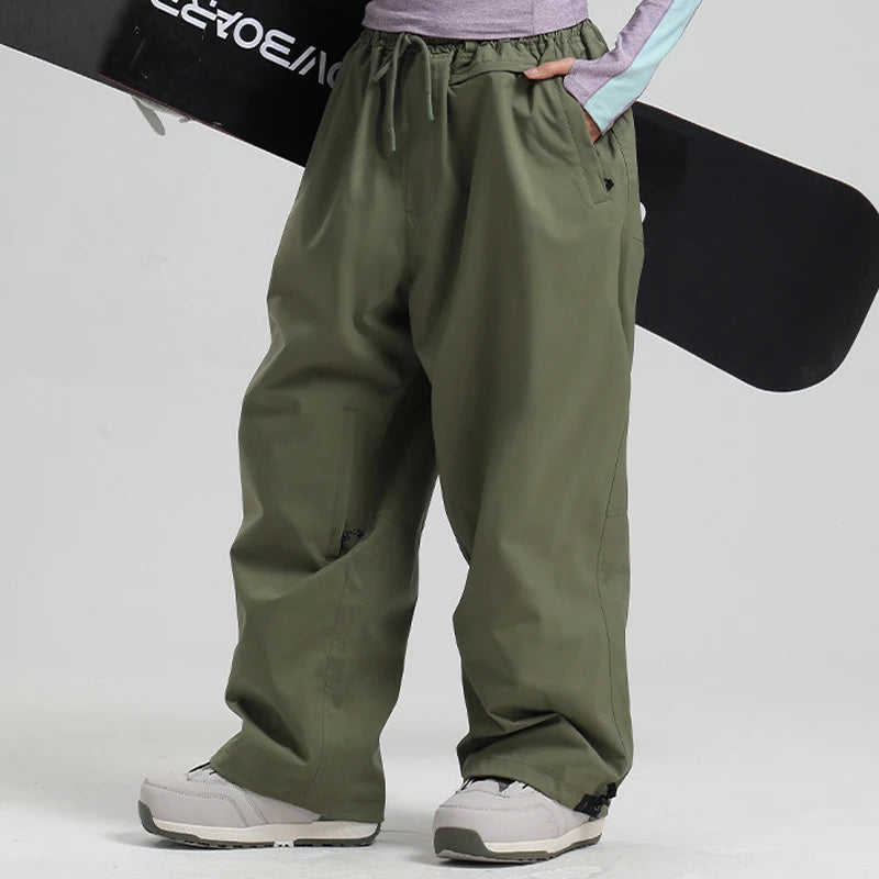 Full Length Loose Fit Ski and Snowboard Winter Pants
