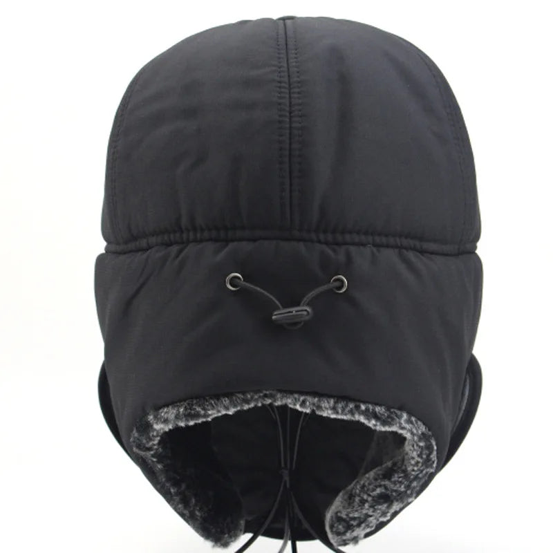 Ear Flap Cap with Detachable Lower Face Cover