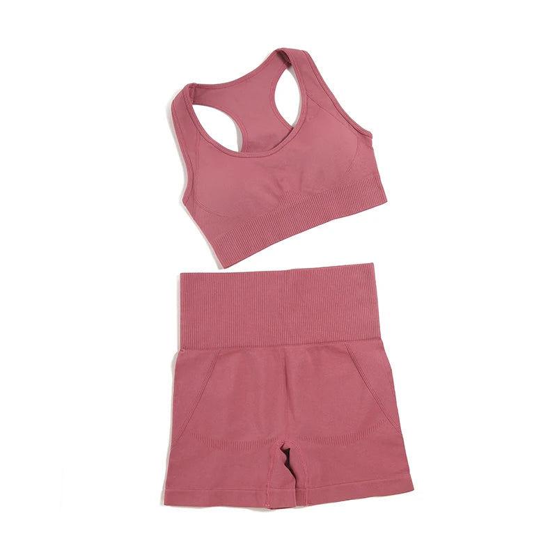 Women's Variable Sleeve Top And Bottoms Yoga Set