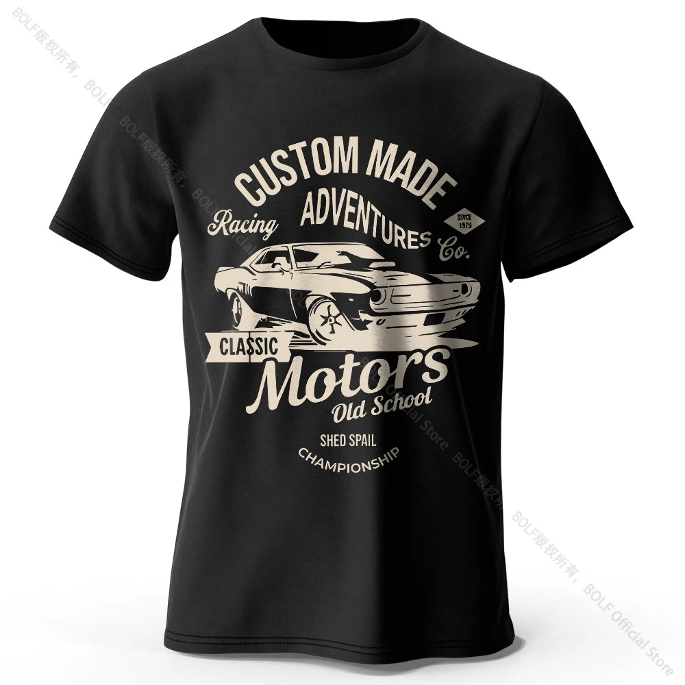 Men's Motors Graphic Cotton Short-Sleeve T-Shirt