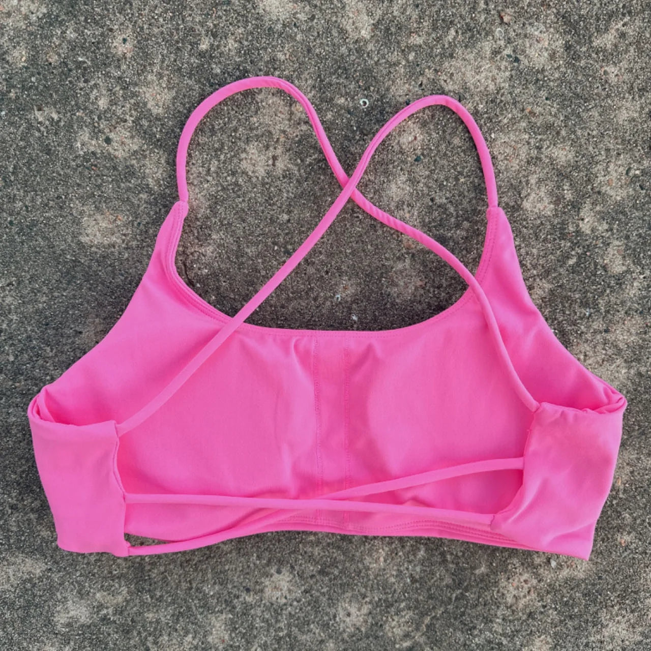 Women's Thin Strap Cross Back Sports Bra