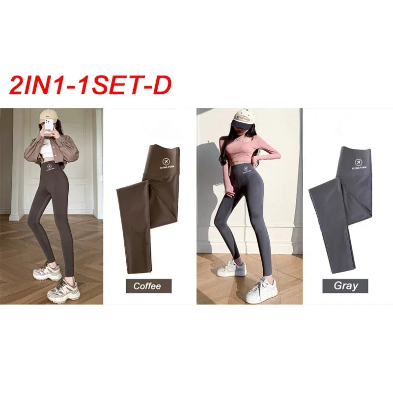 Women's High Waist Full Length Leggings For Workout Outfits